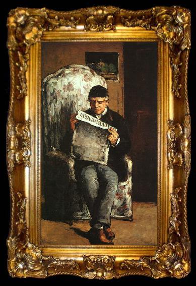 framed  Paul Cezanne The Artist